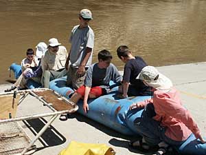Deflating the rafts