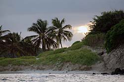 Sunset over Baradal, Tobago Cays