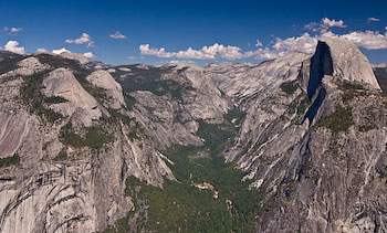 Tenaya Creek valley from Glacier Point