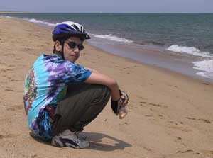 Ben on the beach