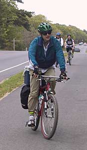 Daphne on the bike path